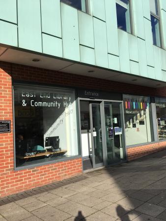 East End Library entrance