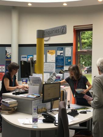 High Heaton Library staff pod