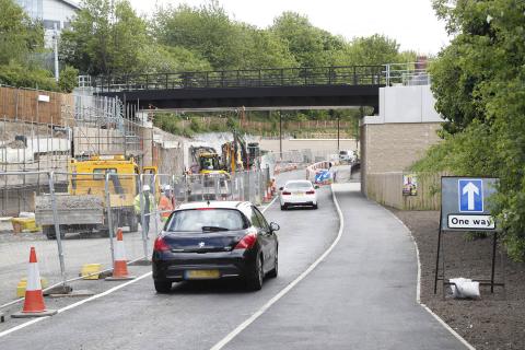 Image of car driving down Killingworth Road