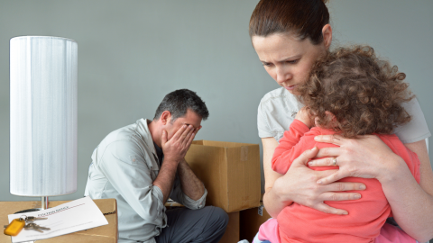 Family facing eviction