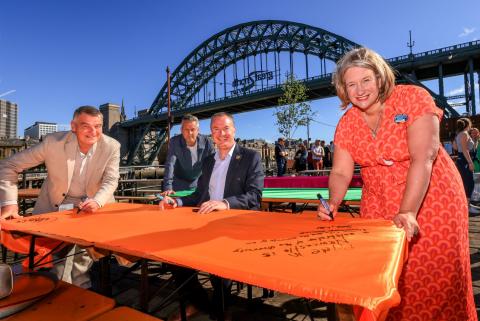 Cllr Nick Kemp, Leader of Newcastle City Council pledges his support for Pride