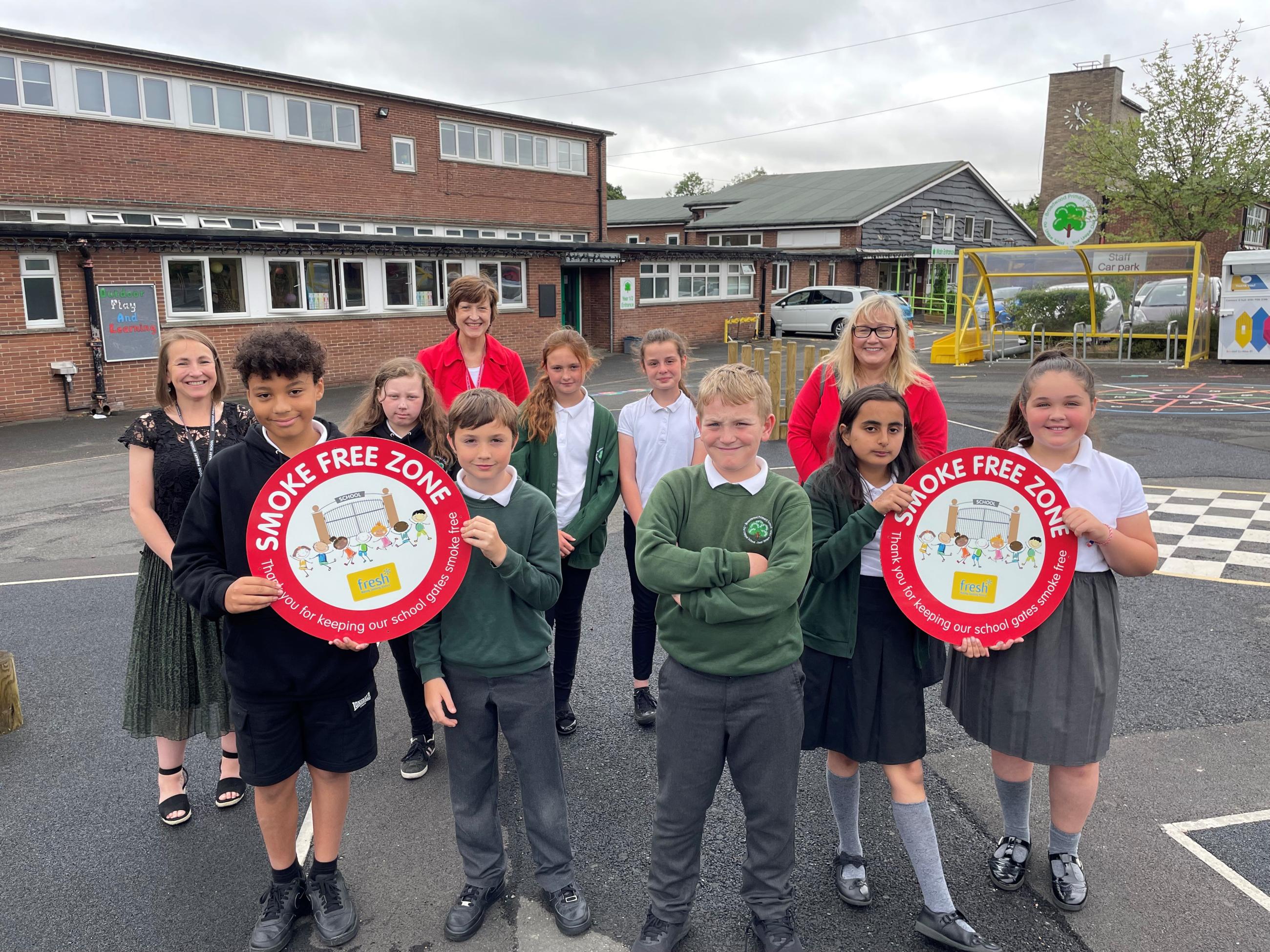 Broadwood Primary School implements Smoke Free School Gates policy